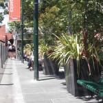 Large Plant Pots in Queen Victoria Market - Melbourne Inner City Streetscaping